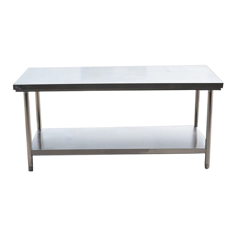 Stainless Steel Commercial Kitchen Double Worktop