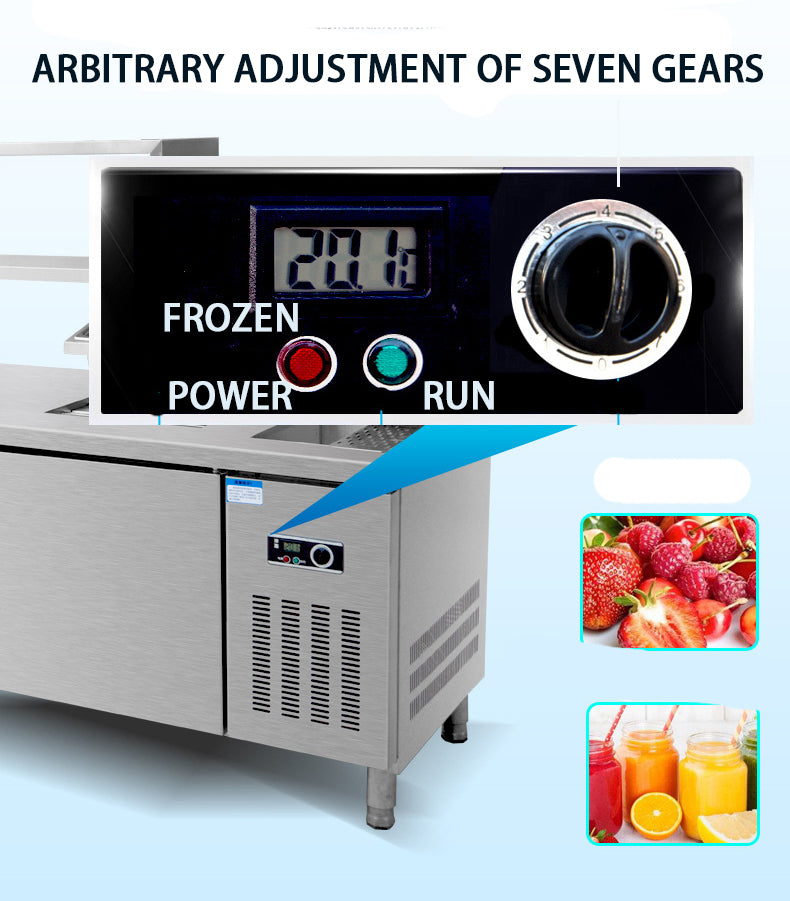 Bubble Tea Bar With Refrigeration And Boba Cup Bubble Tea