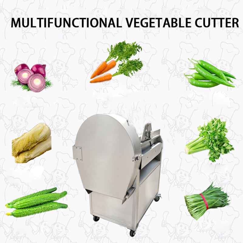 COMMERCIAL DOUBLE SPEED VEGETABLE CUTTING MACHINE