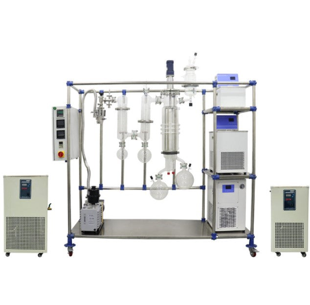 Oil-water Separation And Extraction Glass Short-path Molecular Distillation Equipment