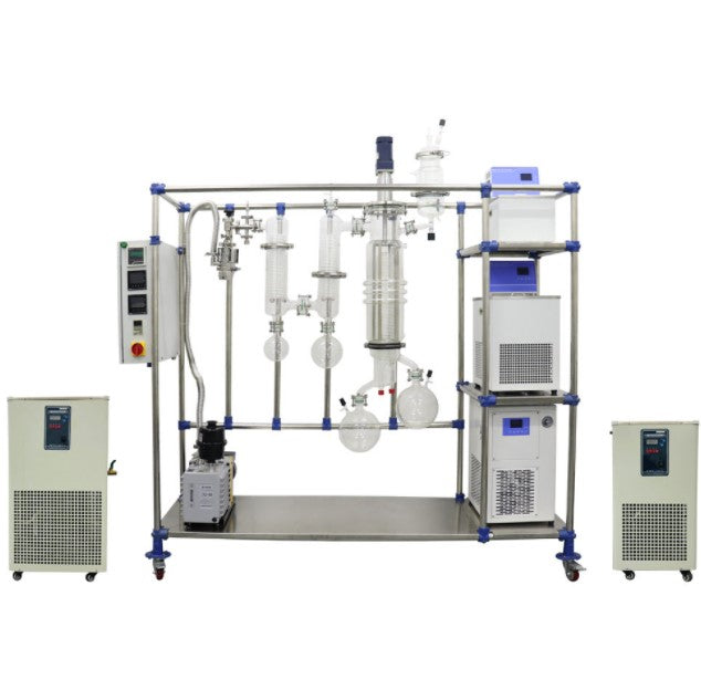 Oil-water Separation And Extraction Glass Short-path Molecular Distillation Equipment