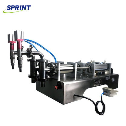 DF6 Double Head Pneumatic Alcohol Disinfectant Automatic Filling Machine