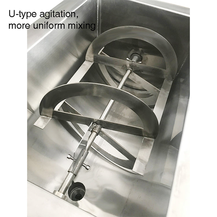 FF6B Peanut Butter Chili Sauce Nut Butter Filling Machine Cream Bottle Filling Machine With Mixing Bucket