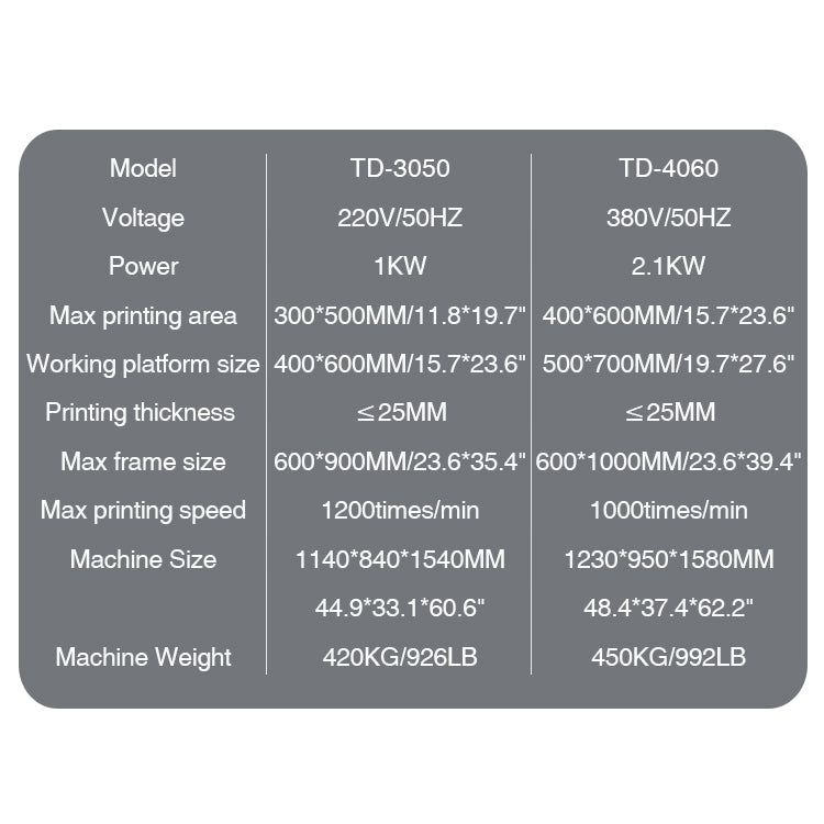 Electric Flatbed Screen Printing Machine