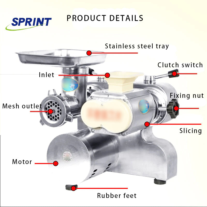 Dual-purpose Sausage Grinder And Food Slicer
