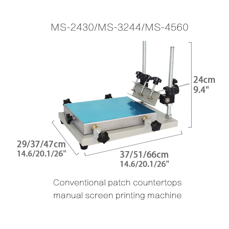 Manual Screen Printing Table