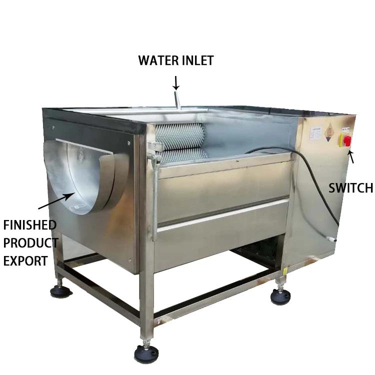 Potato Washing Peeling Machine Lotus Root Peeling Machine