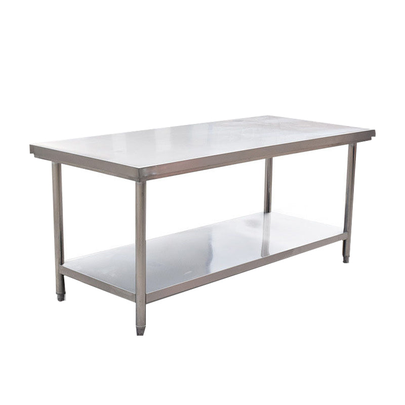 Stainless Steel Commercial Kitchen Double Worktop
