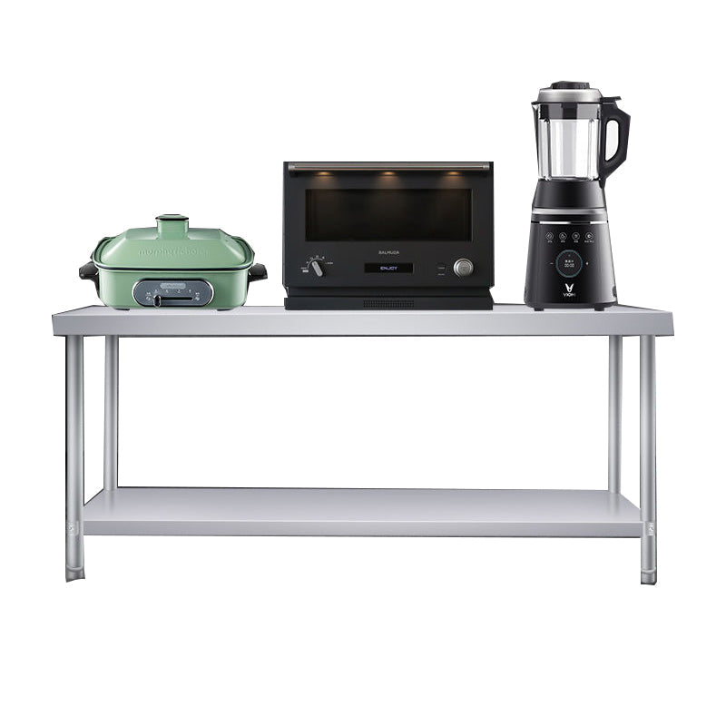 Stainless Steel Commercial Kitchen Double Worktop