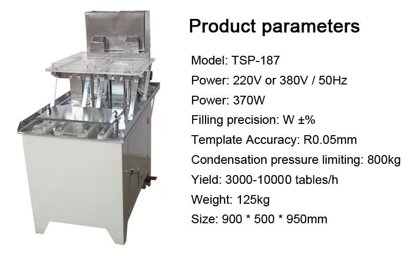 Tsp-187 Manual Capsule Filling Machine 187 Capsules Per Time