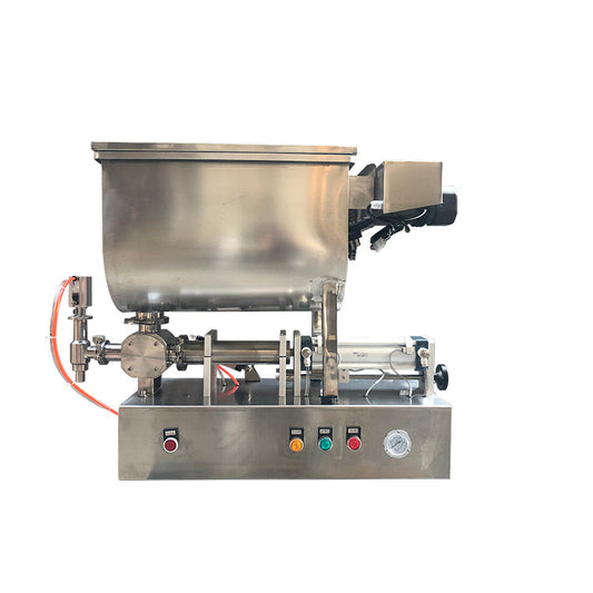 FF6B Peanut Butter Chili Sauce Nut Butter Filling Machine Cream Bottle Filling Machine With Mixing Bucket