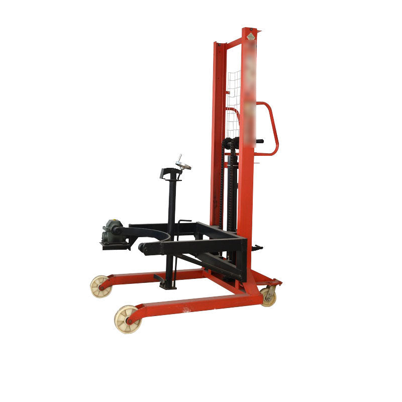 Manual oil drum stacker