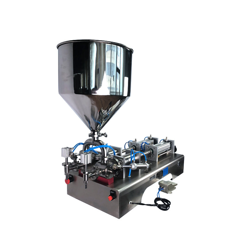 DFF6 2 Heads Pneumatic Paste and Hand Sanitizer Liquid Filling Machine