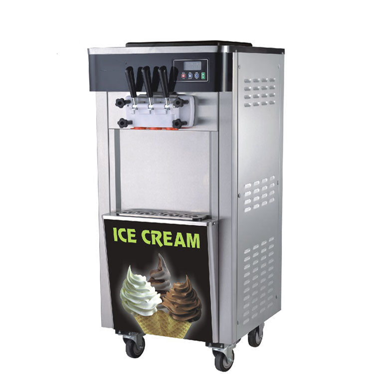 3 Flavors Commercial Soft Ice Cream Machine