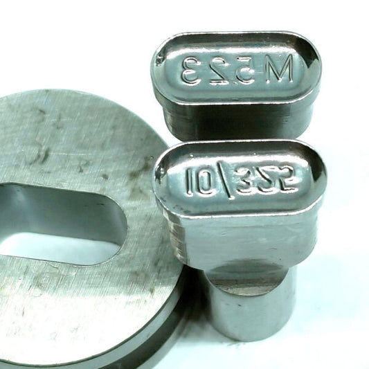 10/325 M523 3d Shaped Mold Die 14.5mm*6.5mm For Tablet Press Machine