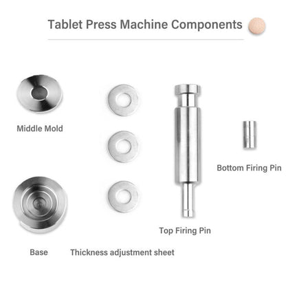 Diameter Adjustable Thickness Handmade Powder Print Pill Making Tool